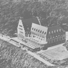 Berghotel Rittersturz, Luftbild, 1956